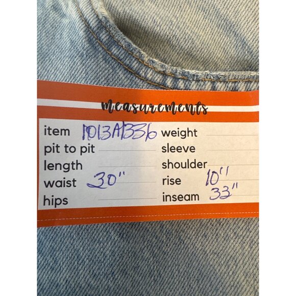 ZARA Womens Size 6 Light Wash Wide Leg Jeans Distressed Hem Denim Casual - Picture 13 of 14